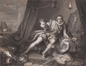Garrick in the character of Richard III